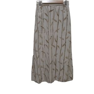 Liz Claiborne Linen Maxi Skirt Size Small